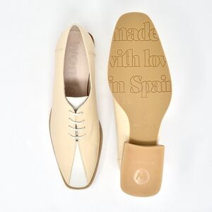 Wonders Women's C-6810 Iseo Natural Cream Two-Tone Shoes Size 37 EU